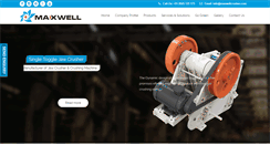 Desktop Screenshot of maxwellcrusher.com